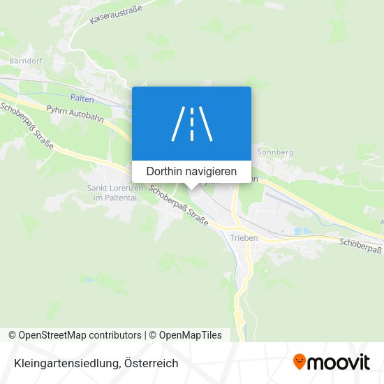 Kleingartensiedlung Karte