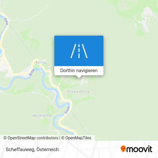 Scheffauweg Karte