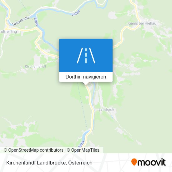 Kirchenlandl Landlbrücke Karte