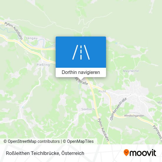 Roßleithen Teichlbrücke Karte
