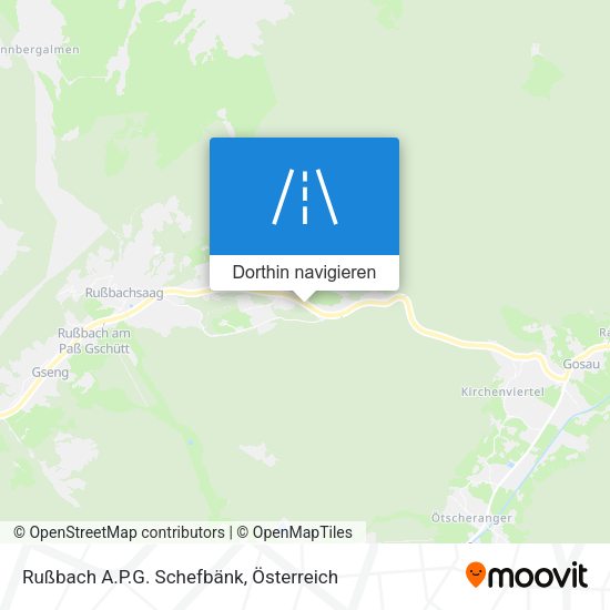 Rußbach A.P.G. Schefbänk Karte