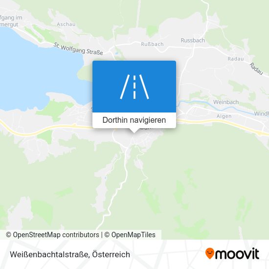 Weißenbachtalstraße Karte