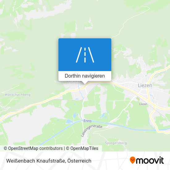 Weißenbach Knaufstraße Karte