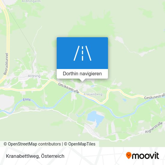 Kranabettlweg Karte