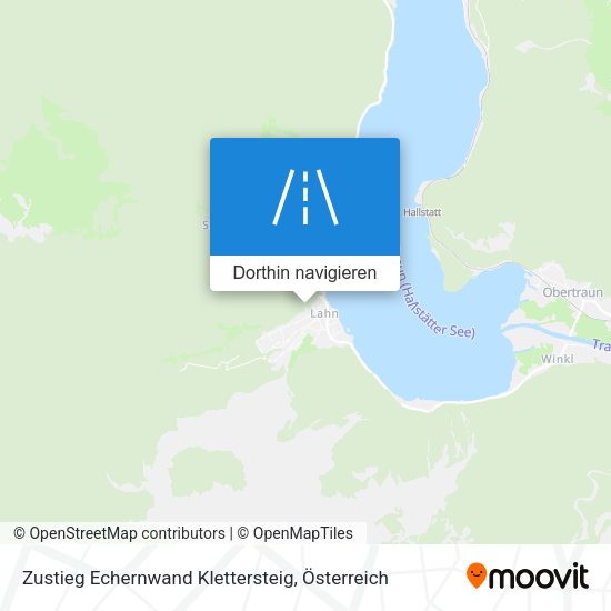 Zustieg Echernwand Klettersteig Karte