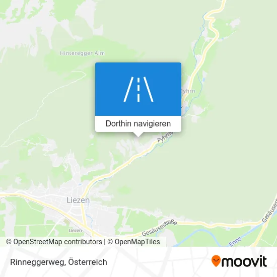 Rinneggerweg Karte