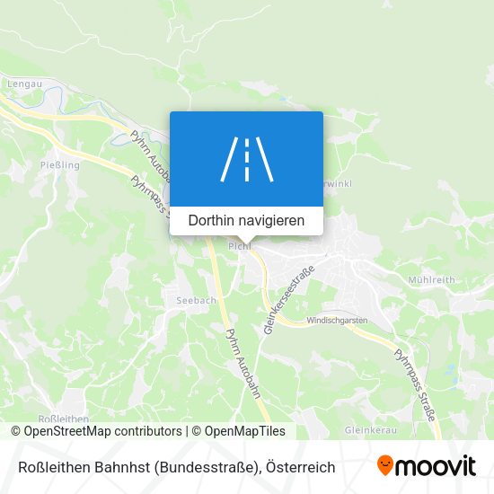 Roßleithen Bahnhst (Bundesstraße) Karte