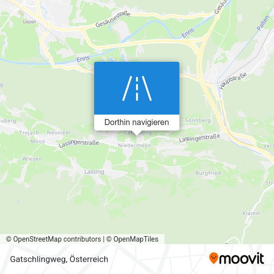 Gatschlingweg Karte