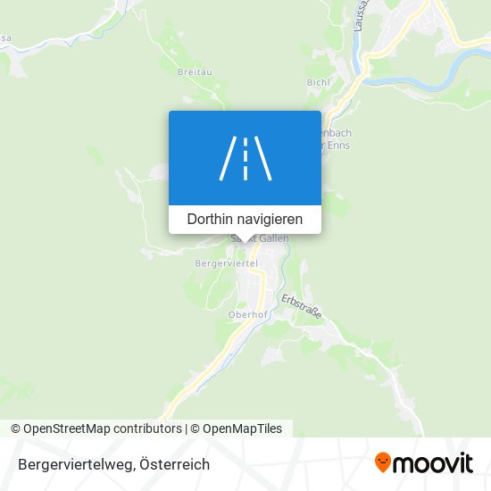 Bergerviertelweg Karte