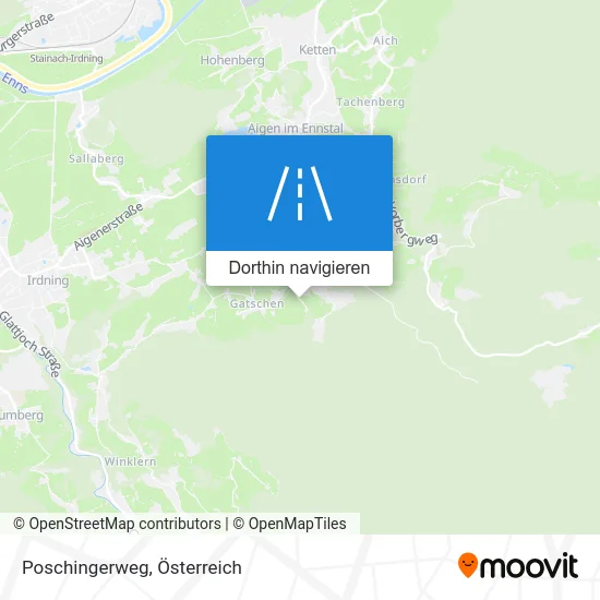 Poschingerweg Karte