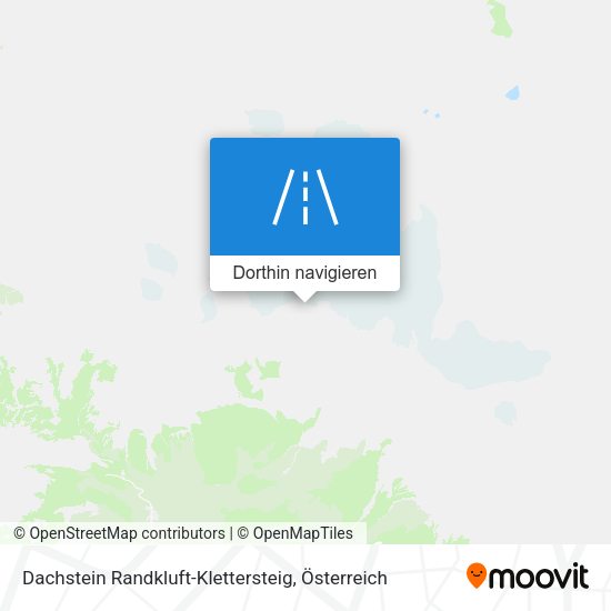 Dachstein Randkluft-Klettersteig Karte
