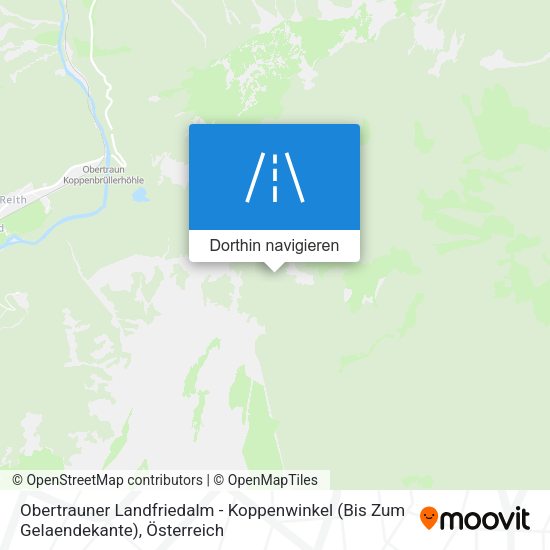 Obertrauner Landfriedalm - Koppenwinkel (Bis Zum Gelaendekante) Karte