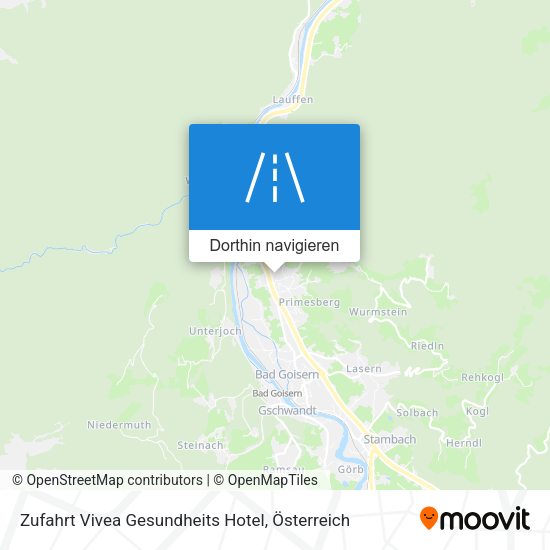 Zufahrt Vivea Gesundheits Hotel Karte