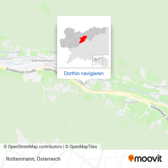 Rottenmann Karte