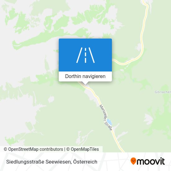 Siedlungsstraße Seewiesen Karte