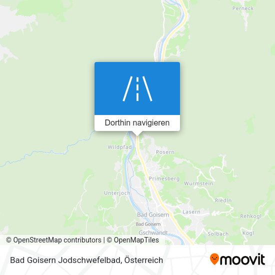 Bad Goisern Jodschwefelbad Karte