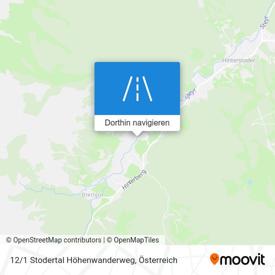 12/1 Stodertal Höhenwanderweg Karte