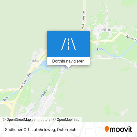 Südlicher Ortszufahrtsweg Karte