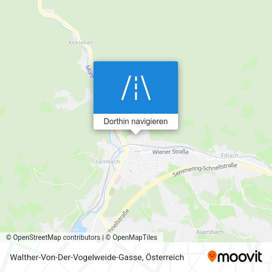 Walther-Von-Der-Vogelweide-Gasse Karte