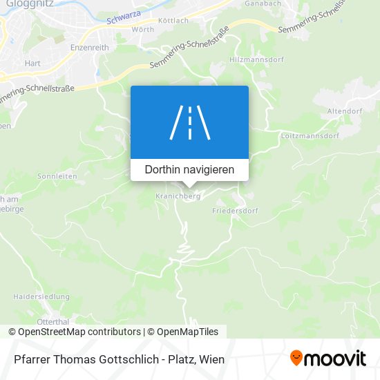 Pfarrer Thomas Gottschlich - Platz Karte