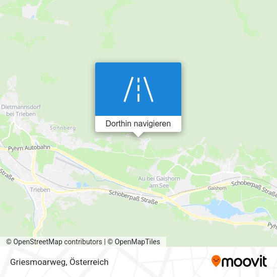 Griesmoarweg Karte