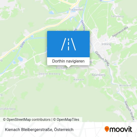 Kienach Bleibergerstraße Karte