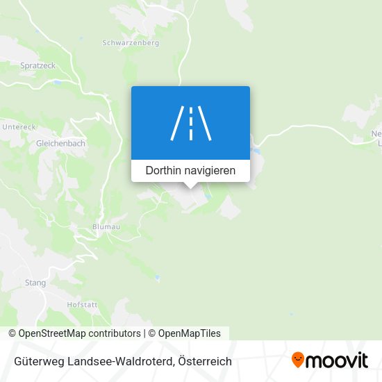 Güterweg Landsee-Waldroterd Karte