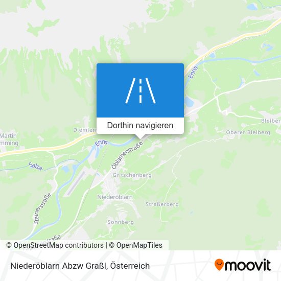 Niederöblarn Abzw Graßl Karte