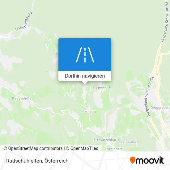 Radschuhleiten Karte