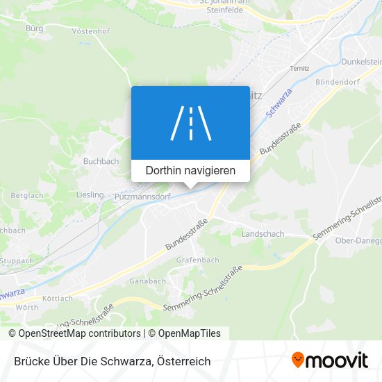 Brücke Über Die Schwarza Karte