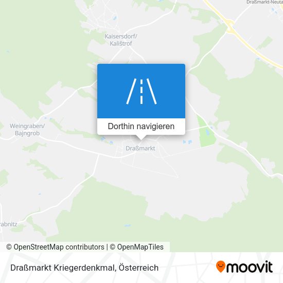 Draßmarkt Kriegerdenkmal Karte