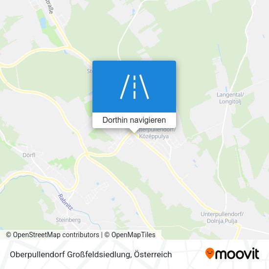 Oberpullendorf Großfeldsiedlung Karte