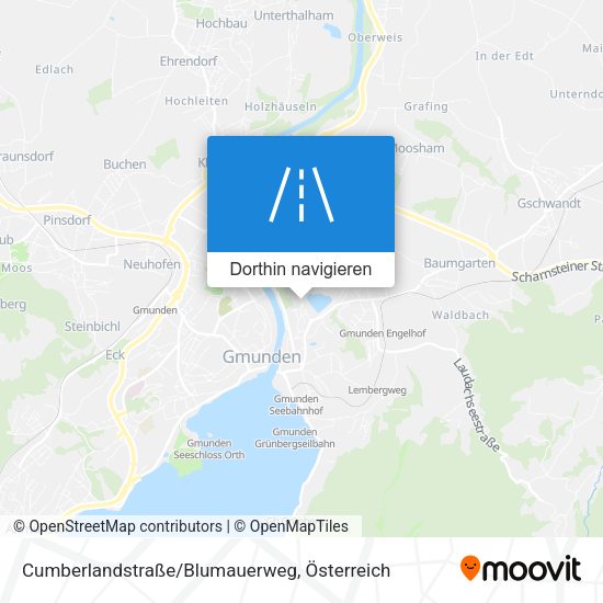 Cumberlandstraße/Blumauerweg Karte
