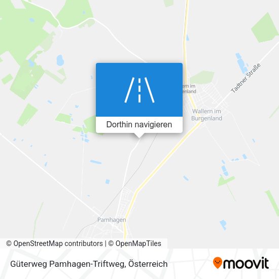 Güterweg Pamhagen-Triftweg Karte