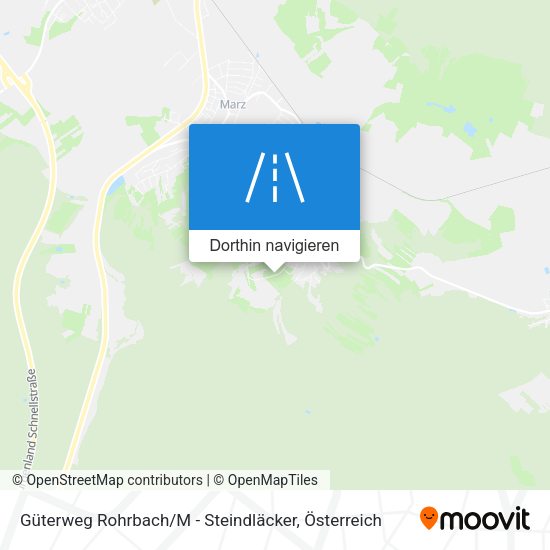 Güterweg Rohrbach / M - Steindläcker Karte