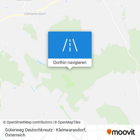 Güterweg Deutschkreutz - Kleinwarasdorf Karte