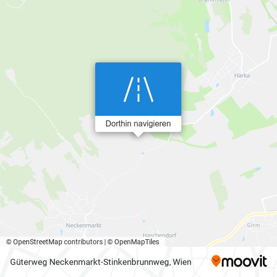 Güterweg Neckenmarkt-Stinkenbrunnweg Karte