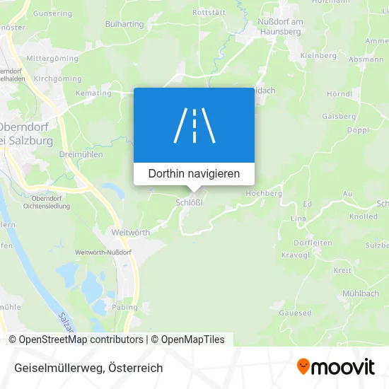 Geiselmüllerweg Karte
