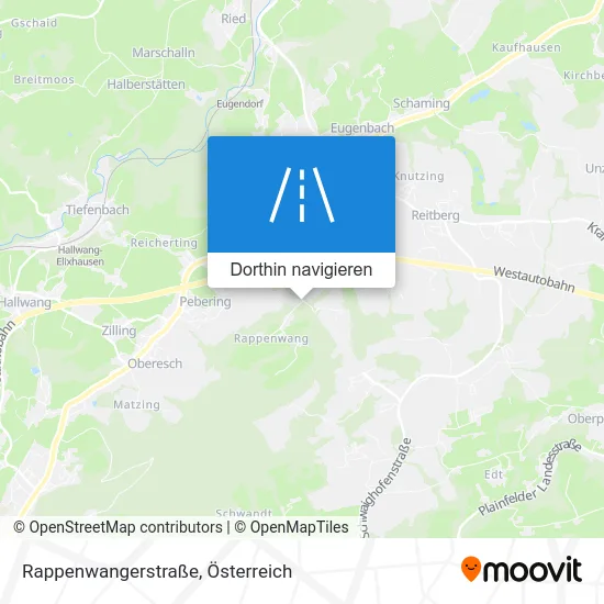 Rappenwangerstraße Karte