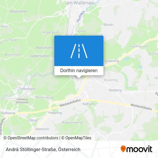 Andrä Stöllinger-Straße Karte
