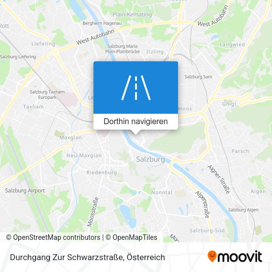 Durchgang Zur Schwarzstraße Karte