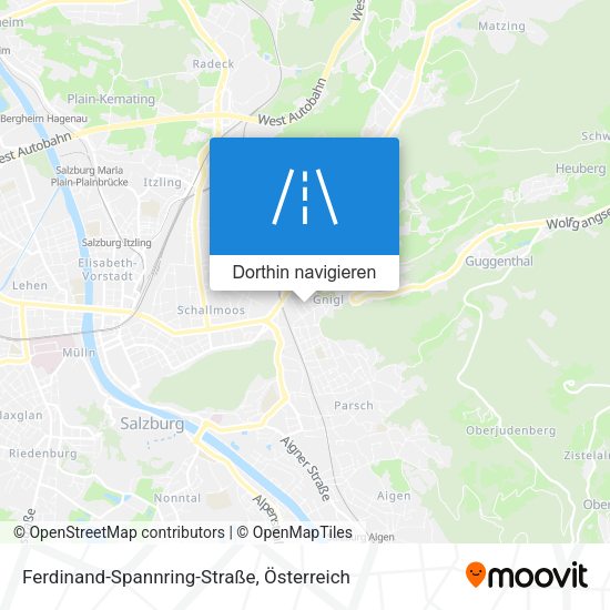 Ferdinand-Spannring-Straße Karte