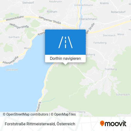 Forststraße Rittmeisterwald Karte