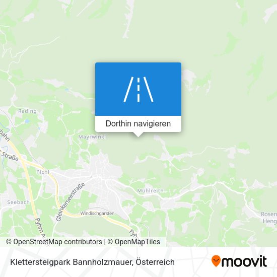 Klettersteigpark Bannholzmauer Karte