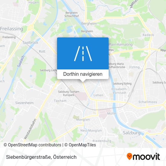 Siebenbürgerstraße Karte
