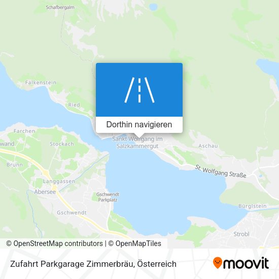 Zufahrt Parkgarage Zimmerbräu Karte