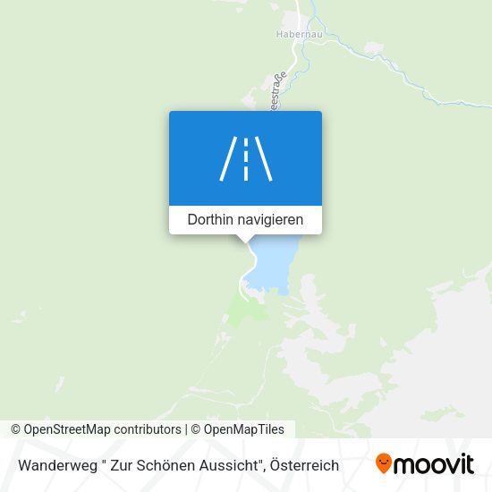 Wanderweg " Zur Schönen Aussicht" Karte