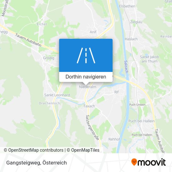 Gangsteigweg Karte