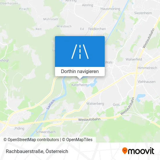 Rachbauerstraße Karte