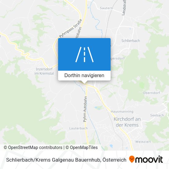 Schlierbach / Krems Galgenau Bauernhub Karte